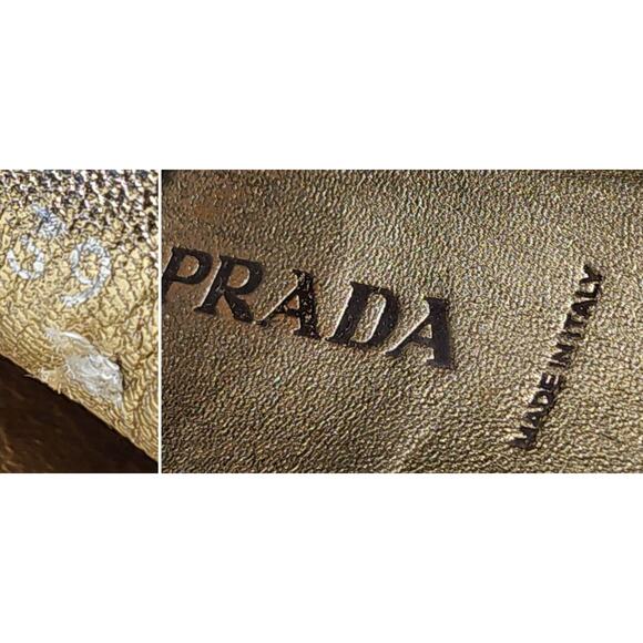 Prada Beige Suede Leather Pointed Loafers Made in Italy Size 39 - Picture 2 of 6